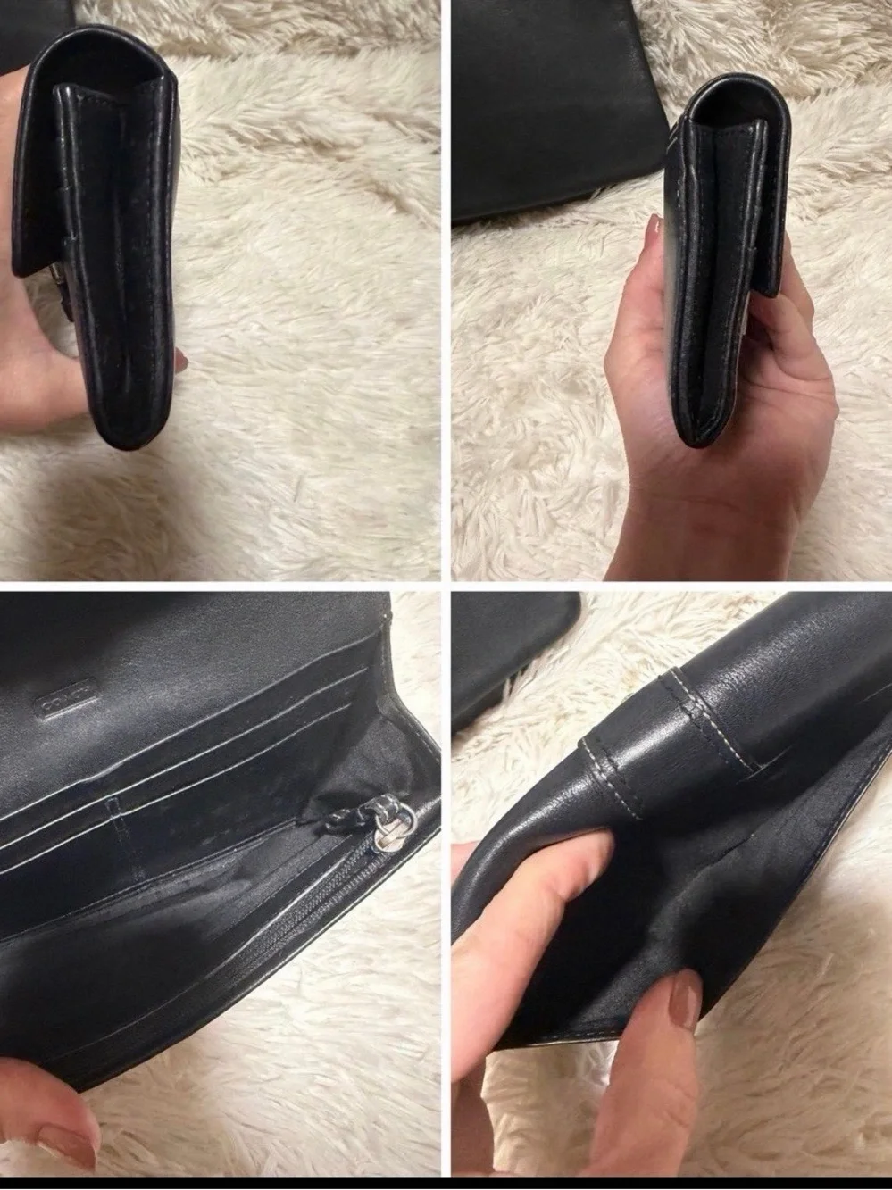 🖤Coach Y2K SoHo shoulder bag and Wallet black matching set!!